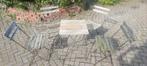 Bistro set tuinset, Ophalen, 4 zitplaatsen, Gebruikt, Tuinset