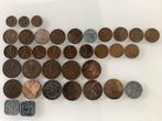 36 munten/ centen Nederland (vooroorlogse) 1880 t/m 1959., Postzegels en Munten, Setje, Koningin Wilhelmina, Overige waardes, Ophalen