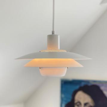 vintage Deens design LAMP Jeka witte schalenlamp Mid Century beschikbaar voor biedingen