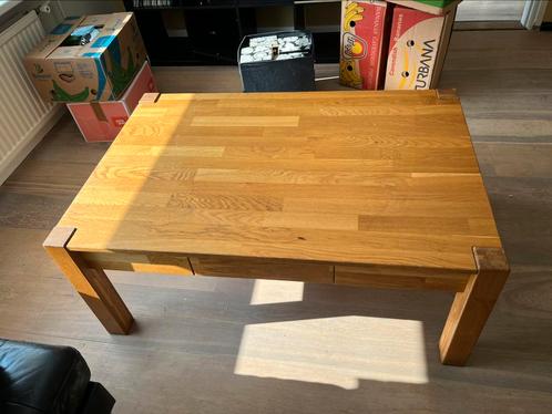 Fijne salontafel, Huis en Inrichting, Tafels | Salontafels, Gebruikt, Minder dan 50 cm, 50 tot 100 cm, 100 tot 150 cm, Rechthoekig