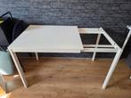 EKEDALEN
Uitschuifbare witte tafel, Huis en Inrichting, Ophalen, 50 tot 100 cm, Zo goed als nieuw, Vijf personen of meer