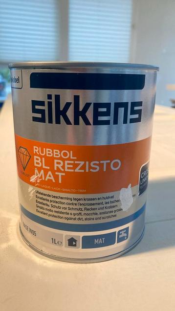 Sikkens Rubbol BL Rezisto Mat 1 l kleur 9010 beschikbaar voor biedingen