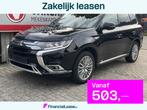 Mitsubishi Outlander 2.4 PHEV Instyle 18"/Zonnedak/LED/Leder, Auto's, Mitsubishi, Automaat, 4 cilinders, 1865 kg, Zwart