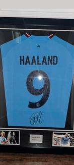 Haaland gesigneerd voetbalshirt ingelijst met COA, Ophalen of Verzenden, Zo goed als nieuw, Buitenlandse clubs, Shirt