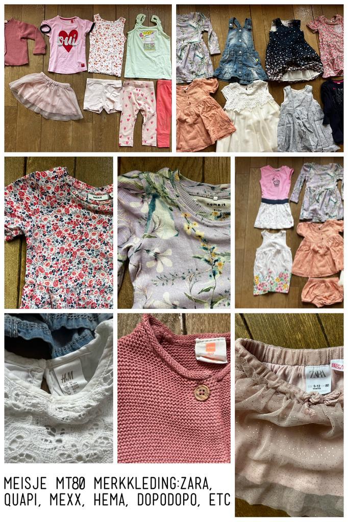Lief kledingpakket 19x meisje mt 80 voorjaar zomer ZGAN!, Kinderen en Baby's, Babykleding | Baby-kledingpakketten, Zo goed als nieuw