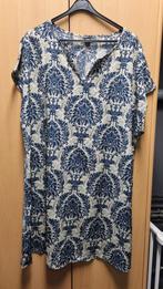 Shein Curve 3XL jurk top - Blauw Damast, Blauw, Maat 46/48 (XL) of groter, Ophalen of Verzenden, Zo goed als nieuw