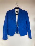 Pauw Amsterdam blauwe blazer met rugsplit maat 2/M, Maat 38/40 (M), INFO@PAUW.COM, Europaplein 37 1078 GV AMSTERDAM, Blauw