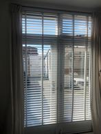 Houten jaloezieen wit 50 mm 160 cm breed, Huis en Inrichting, Ophalen, Gebruikt, Wit, 150 tot 200 cm