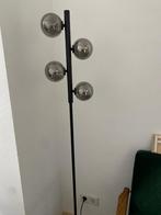 Lucide TYCHO - Vloerlamp - 4xG9 - Zwart incl. ledlampjes, Ophalen, Zo goed als nieuw, Glas, 150 tot 200 cm