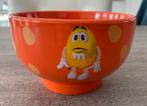Oranje M & M schaaltje/ M en M - zo goed als nieuw, Huis en Inrichting, Keuken | Servies, Ophalen of Verzenden, Zo goed als nieuw