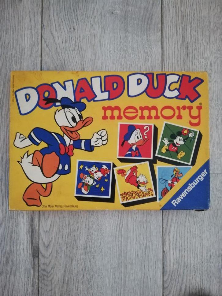 Memory Memoryspel van Disney Donald Duck Bordspel, Hobby en Vrije tijd, Gezelschapsspellen | Bordspellen, Zo goed als nieuw, Ophalen