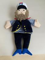 Poppenkastpop  kapitein Winokio 30 cm, Ophalen of Verzenden, Gebruikt, Overige typen