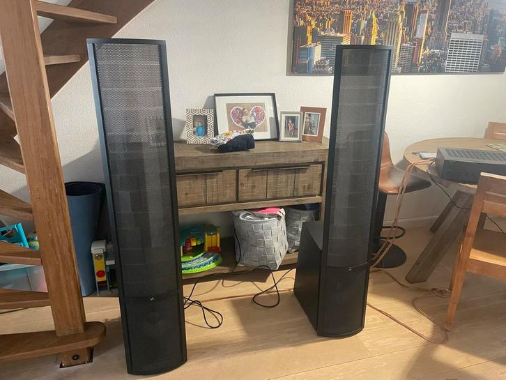 Martin Logan ELS Vista Electrostatische Luidsprekers, Audio, Tv en Foto, Luidsprekers, Gebruikt, Front, Rear of Stereo speakers