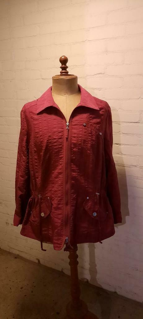 Nieuwe zomerjas (XXL), Kleding | Dames, Jassen | Zomer, Zo goed als nieuw, Maat 46/48 (XL) of groter, Rood, Ophalen of Verzenden