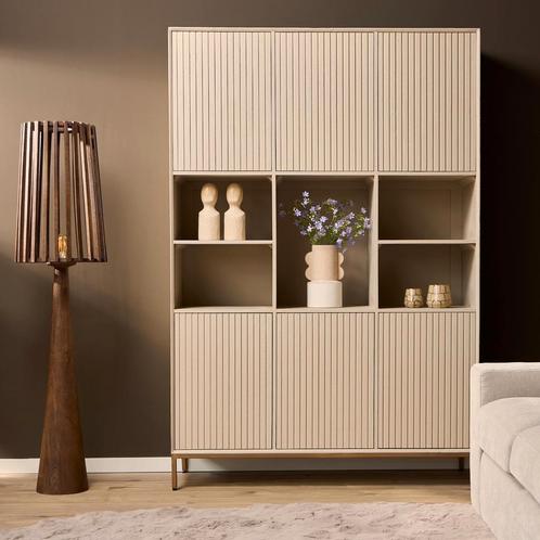 PRE ORDER Vakkenkast madison starfurn sand 135 cm, Huis en Inrichting, Kasten | Wandmeubels, Zo goed als nieuw, Minder dan 150 cm