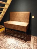 Barbank leatherlook, Huis en Inrichting, Banken | Bankstellen, Ophalen, Zo goed als nieuw, Minder dan 150 cm