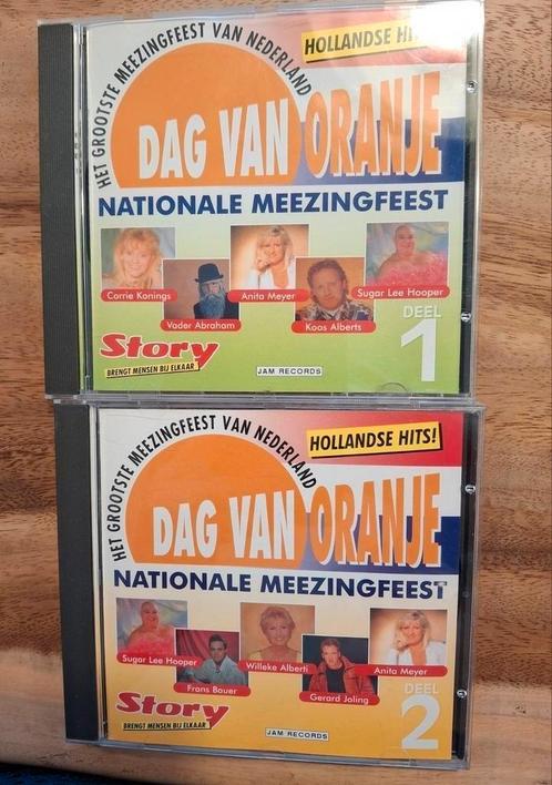 Dag van Oranje deel 1 en 2, Cd's en Dvd's, Cd's | Nederlandstalig, Zo goed als nieuw, Levenslied of Smartlap, Ophalen of Verzenden