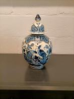 Maastrichts aardewerk Societe Ceramique Blauw nr. 75, Antiek en Kunst, Antiek | Vazen, Ophalen