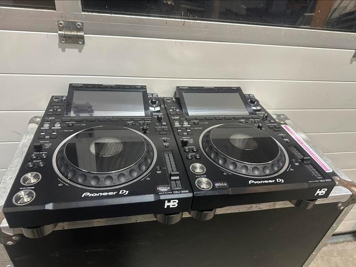 *Pioneer CDJ‑3000 – 2 stuks te koop* incl flightcase, Muziek en Instrumenten, Dj-sets en Draaitafels, Zo goed als nieuw, Pioneer