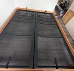 Twee persoons bed Auping Auronde beuken 180x210 + spiralen, Verstelbaar, Bruin, 210 cm, Tweepersoons