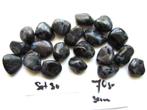 Foto1= 70gr merliniet 3.50 Dendriet opaal black gabbro gabro, Ophalen of Verzenden, Mineraal