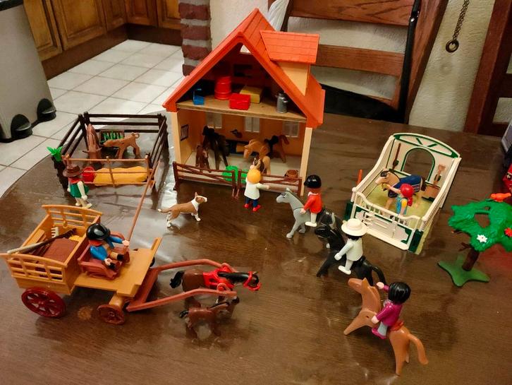 Manege met paarden en koeien, Kinderen en Baby's, Speelgoed | Playmobil, Ophalen of Verzenden