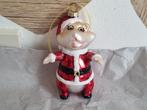 Prachtige Hamster Kerstman Kerstbal Glas Albert Heijn Zgan !, Diversen, Kerst, Verzenden, Zo goed als nieuw