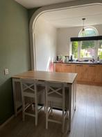 Kookeiland  IKEA inclusief de bijbehorende Barkrukken, Huis en Inrichting, Keuken | Complete keukens, Ophalen of Verzenden, Zo goed als nieuw