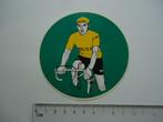 sticker oud EDDY MERCKX Gele trui tour de france wielrennen, Verzenden, Zo goed als nieuw, Bedrijf of Vereniging
