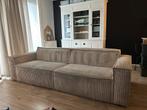 3-zits bank beige ribstof van Basiclabel, Huis en Inrichting, Banken | Sofa's en Chaises Longues, Ophalen, 250 tot 300 cm, Gebruikt