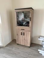 Vitrinekast profijt meubel houtlook, Huis en Inrichting, Ophalen, 50 tot 100 cm, Zo goed als nieuw, 150 tot 200 cm