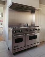 Viking Professional Series fornuis + afzuiging, Ophalen, 60 cm of meer, Zo goed als nieuw, Gas