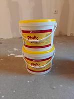 Intervos plak-plak 2 emmers van beide 10L behanglijm, Ophalen of Verzenden, 75 m² of meer, Wit