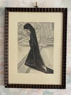 Oude   Prent    Jan   Toorop  .  1915, Antiek en Kunst, Ophalen of Verzenden