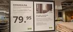 IKEA – Annakajsa – Deels verduisterende gordijnen, Huis en Inrichting, Ophalen, 100 tot 150 cm, 200 cm of meer, Beige