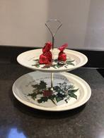 Portmeirion The Holly & The Ivy, kerst etagère, Huis en Inrichting, Keuken | Servies, Ophalen, Zo goed als nieuw, Overige stijlen
