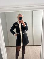 Radical jurk zwart wit maat L nieuw, Kleding | Dames, Ophalen of Verzenden, Zo goed als nieuw, Zwart, Onder de knie