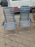 2 Campingstoelen - Gebruikt, Caravans en Kamperen, Ophalen, Gebruikt, Campingstoel