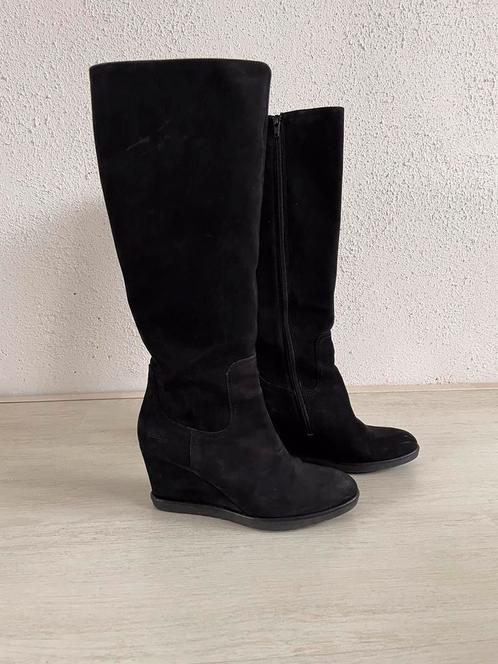 Via Vai laarzen, Kleding | Dames, Schoenen, Zo goed als nieuw, Hoge laarzen, Zwart, Ophalen of Verzenden