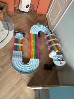 Hot Wheels Mario Kart Regenboog Racebaan + 3 Auto's, Racebaan, Ophalen of Verzenden, Zo goed als nieuw, Hot Wheels