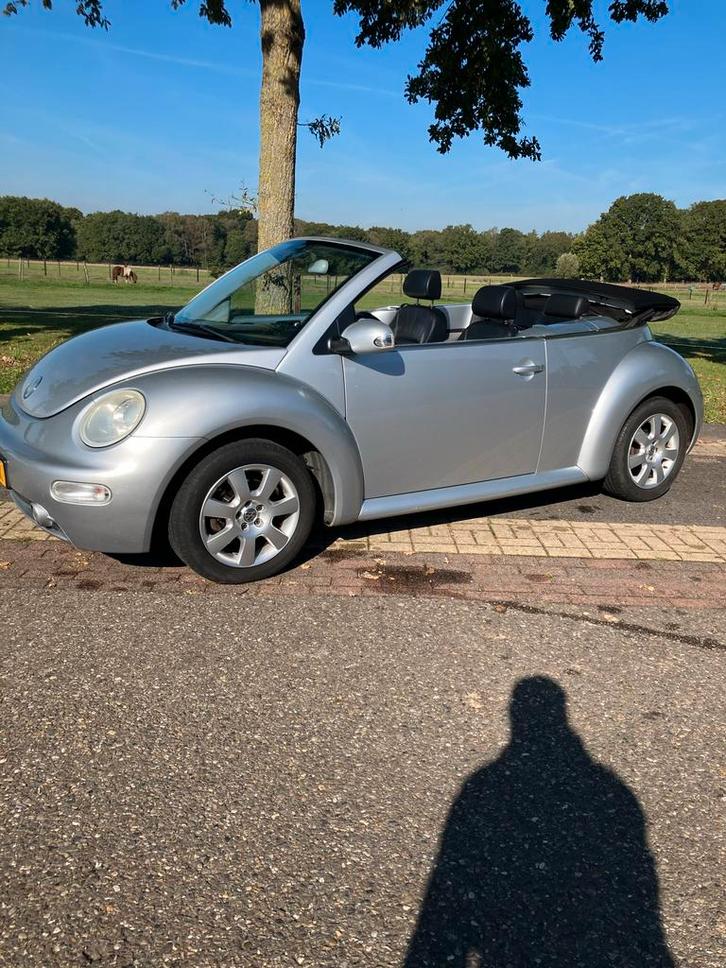 Volkswagen Beetle (Kever) 1Y 2004 Grijs, Auto's, Volkswagen, Particulier, Beetle (Kever), ABS, Airbags, Boordcomputer, Centrale vergrendeling
