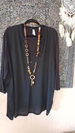 Zwarte tuniek van Miss Etam  maat 54, Ophalen of Verzenden, Zo goed als nieuw, Zwart, Blouse of Tuniek