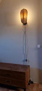 Japandi wabi sabi muurlamp linnen kap, Huis en Inrichting, Ophalen of Verzenden, Minder dan 50 cm