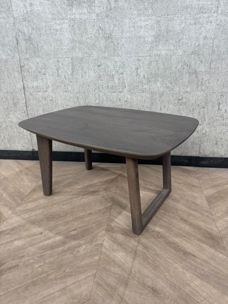Eiken salontafel Deens ovaal 80cm *showroom, Huis en Inrichting, Tafels | Salontafels, Zo goed als nieuw, Minder dan 50 cm, Minder dan 50 cm