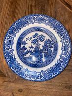Oud Willow Bord - Blauw Wit. English ironstone tableware, Antiek en Kunst, Antiek | Schalen, Ophalen