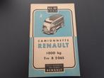 Renault Camionette Type R.2065, Instructieboekje, Auto diversen, Verzenden