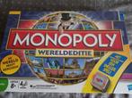 Monopoly Wereldeditie - Bordspel 8+, Hobby en Vrije tijd, Gezelschapsspellen | Bordspellen, Vijf spelers of meer, Ophalen of Verzenden
