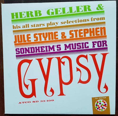 Herb Geller & his all stars – Gypsy, Cd's en Dvd's, Vinyl | Jazz en Blues, Zo goed als nieuw, Jazz, 1960 tot 1980, 12 inch, Ophalen of Verzenden