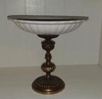 Brocante Franse schaal op hoge voet, Ophalen of Verzenden