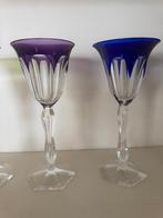 6 art deco wijnglazen Val Saint Lambert, Antiek en Kunst, Ophalen